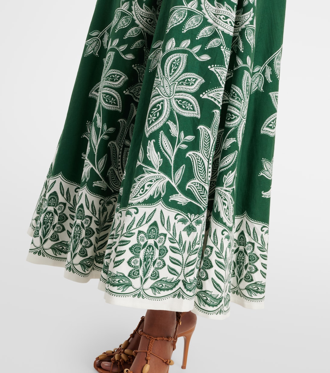 Maxikleid Miranda aus einem Leinengemisch | Farm Rio