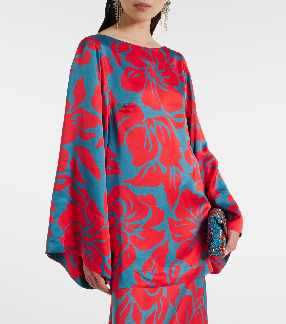 Charli printed satin top | Dries Van Noten