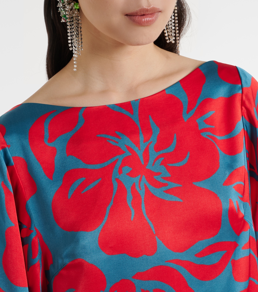 Charli printed satin top | Dries Van Noten