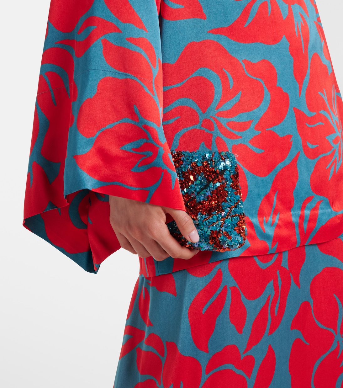 Charli printed satin top | Dries Van Noten