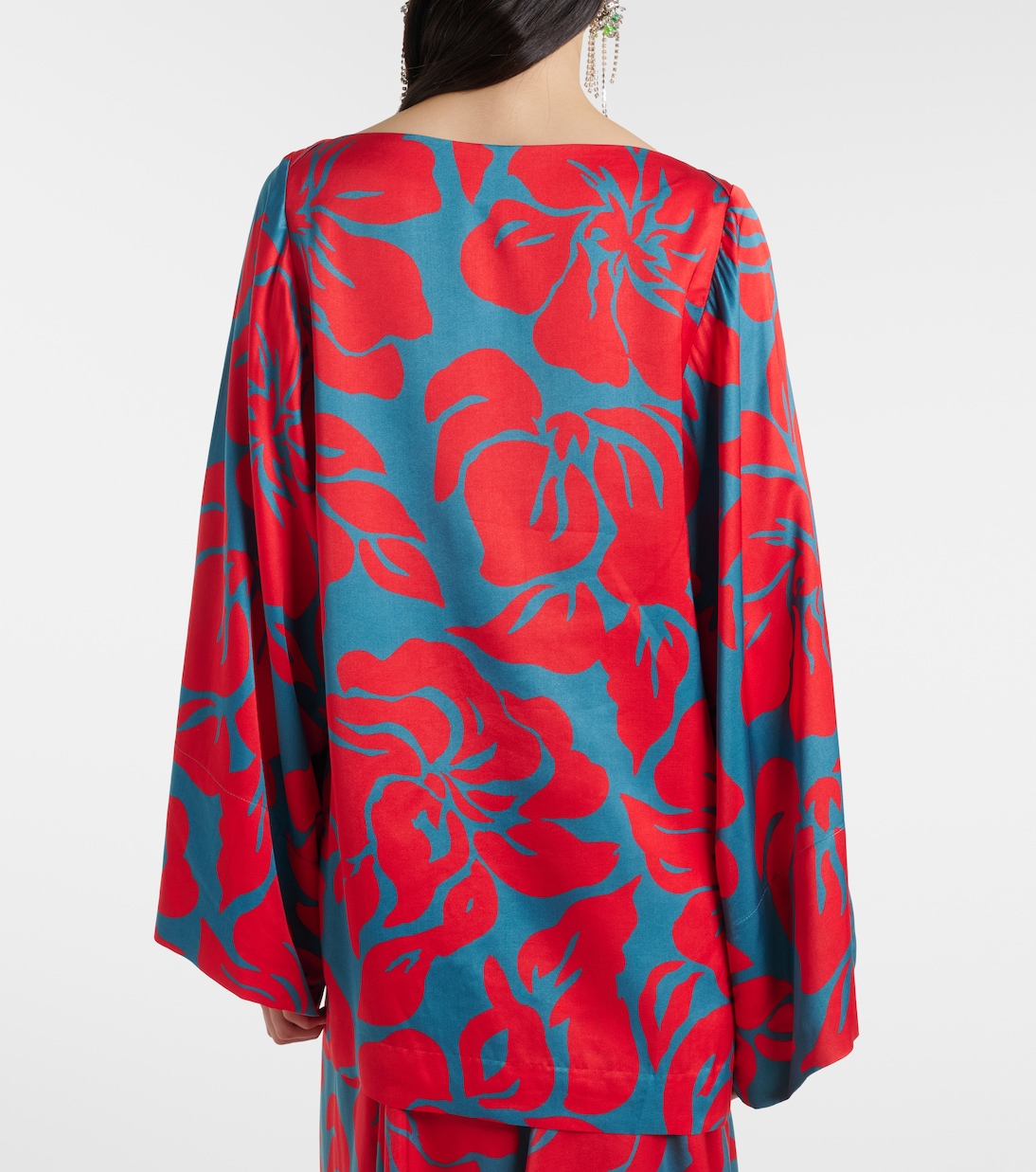 Charli printed satin top | Dries Van Noten