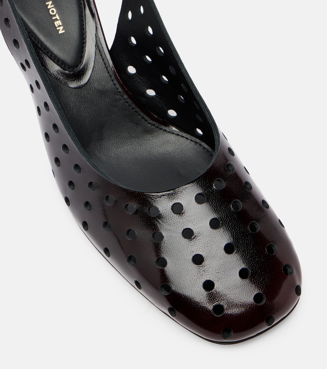 65 perforated leather slingback pumps | Dries Van Noten