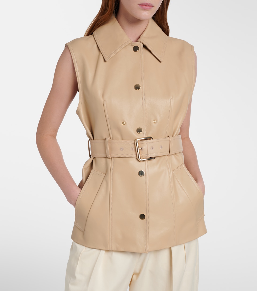 Stenzone convertible leather jacket | Sportmax