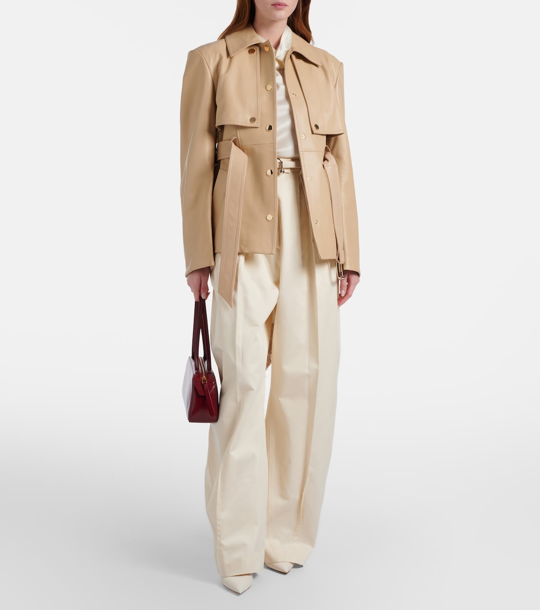 Stenzone convertible leather jacket | Sportmax