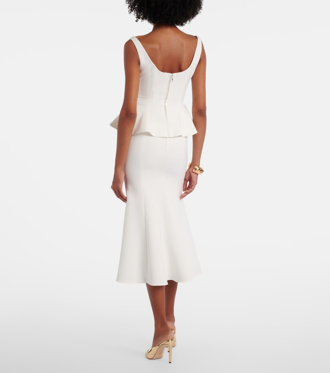 Midirock aus Crêpe | Roland Mouret