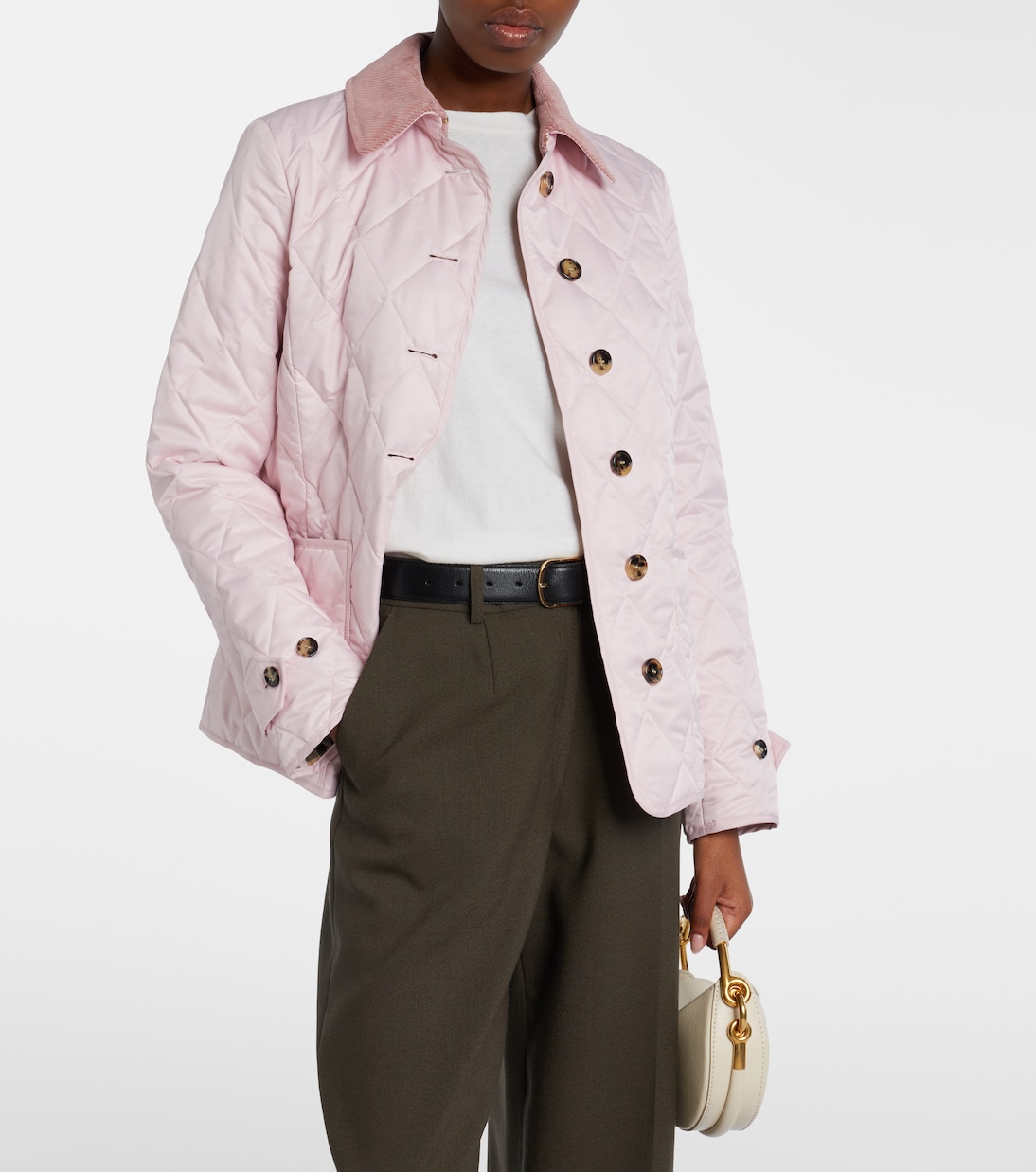 Steppjacke mit Cord | Burberry