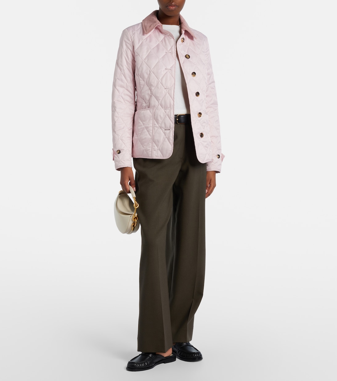 Steppjacke mit Cord | Burberry