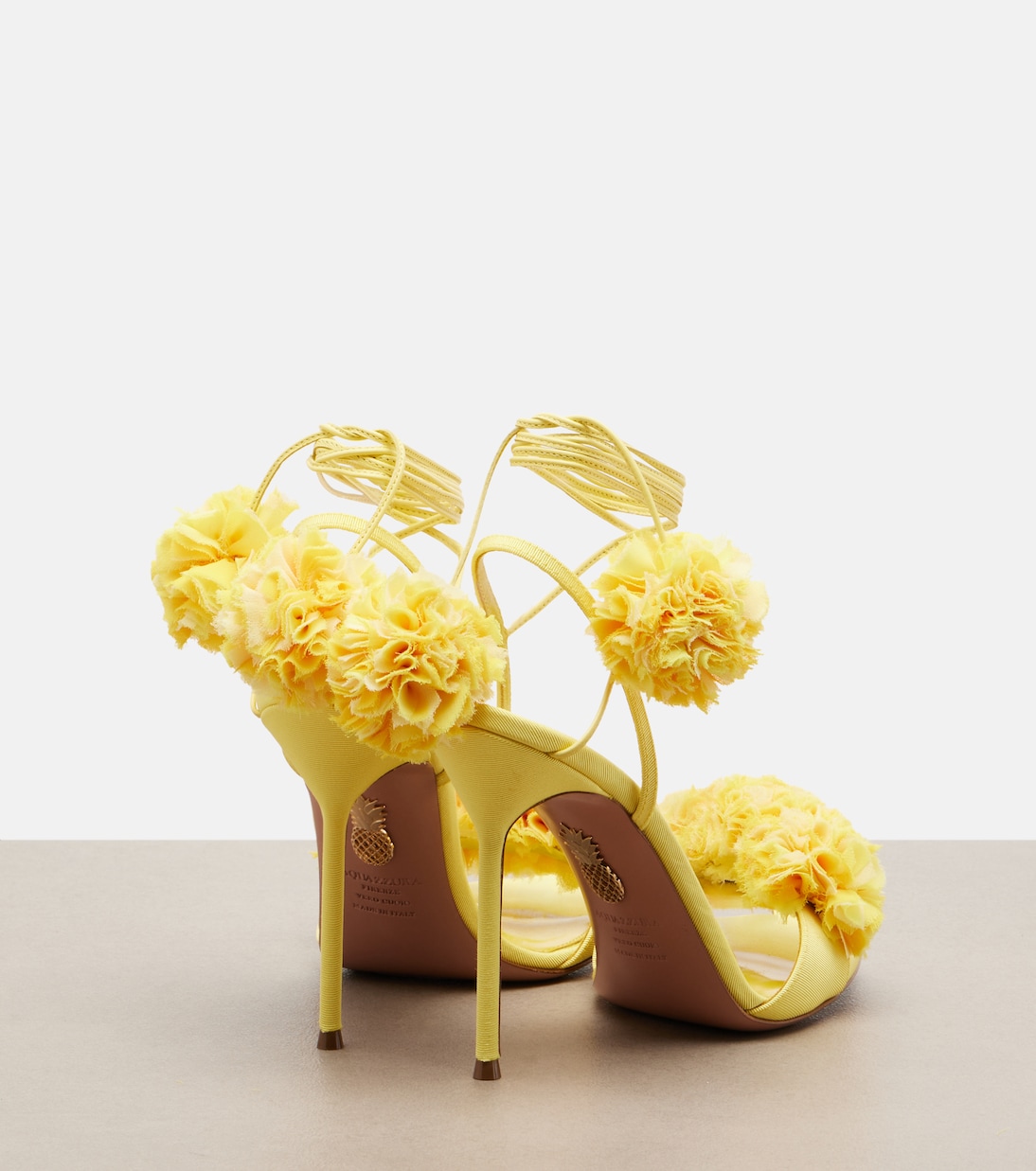 Sandalen Cherry Kiss mit Leder | Aquazzura