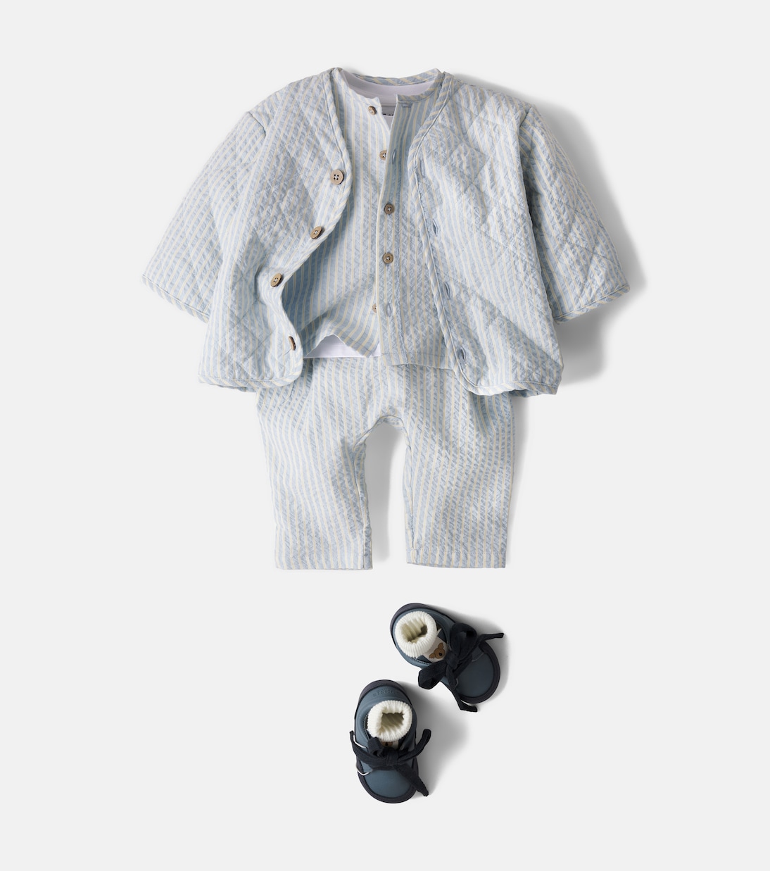 Baby Steppjacke Saxo aus Baumwolle | Wheat