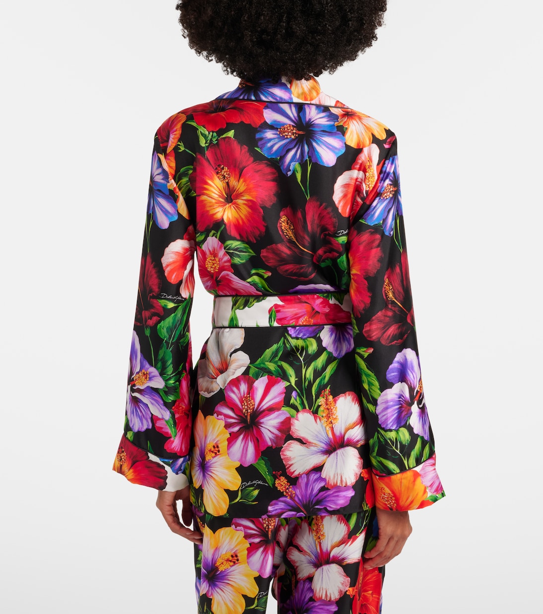 Hemd aus Seidensatin | Dolce&Gabbana