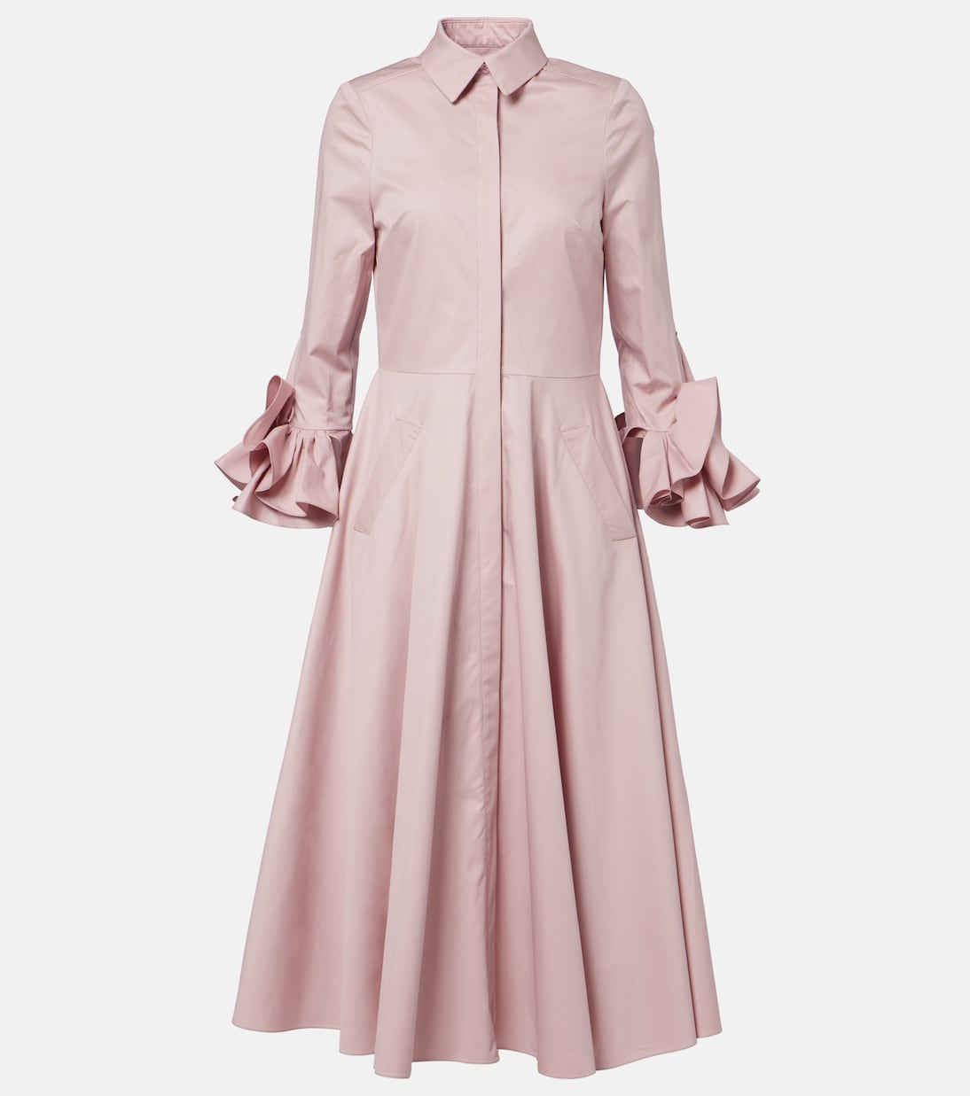 Belisse cotton poplin shirt dress | Safiyaa