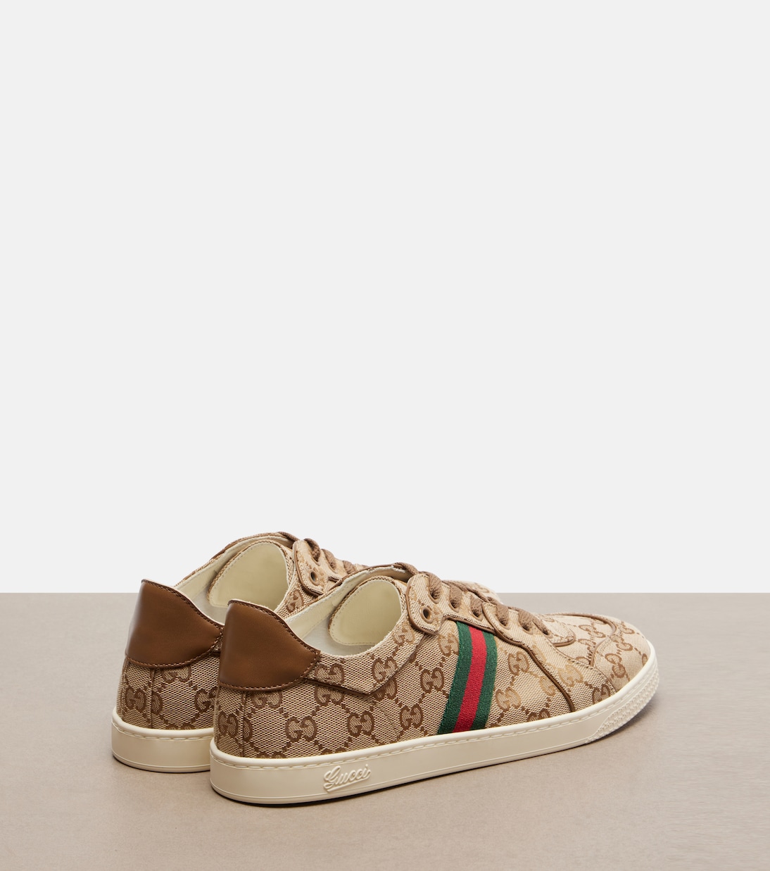 Baskets basses en toile GG stretch | Gucci
