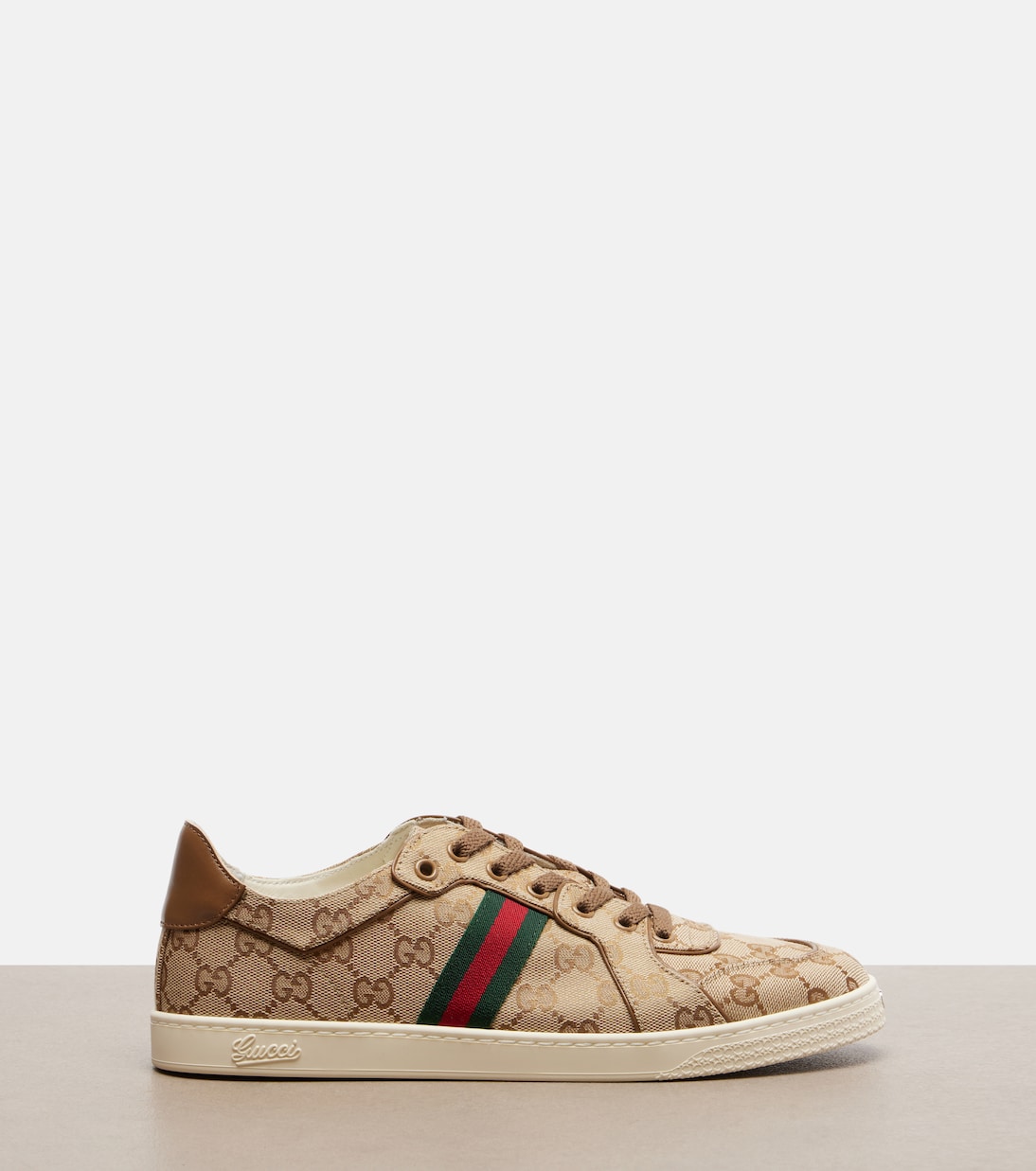 Baskets basses en toile GG stretch | Gucci
