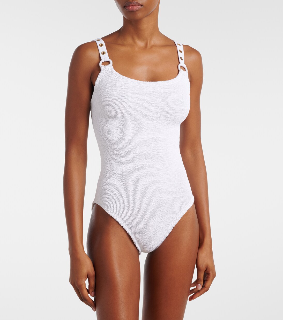Melody embellished swimsuit | Hunza G