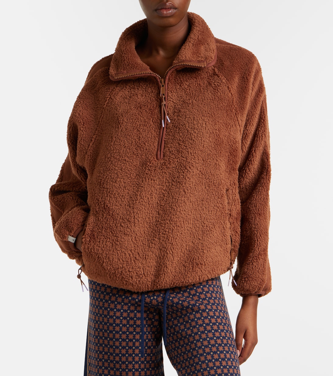 Harlow fleece half-zip sweatshirt | The Upside