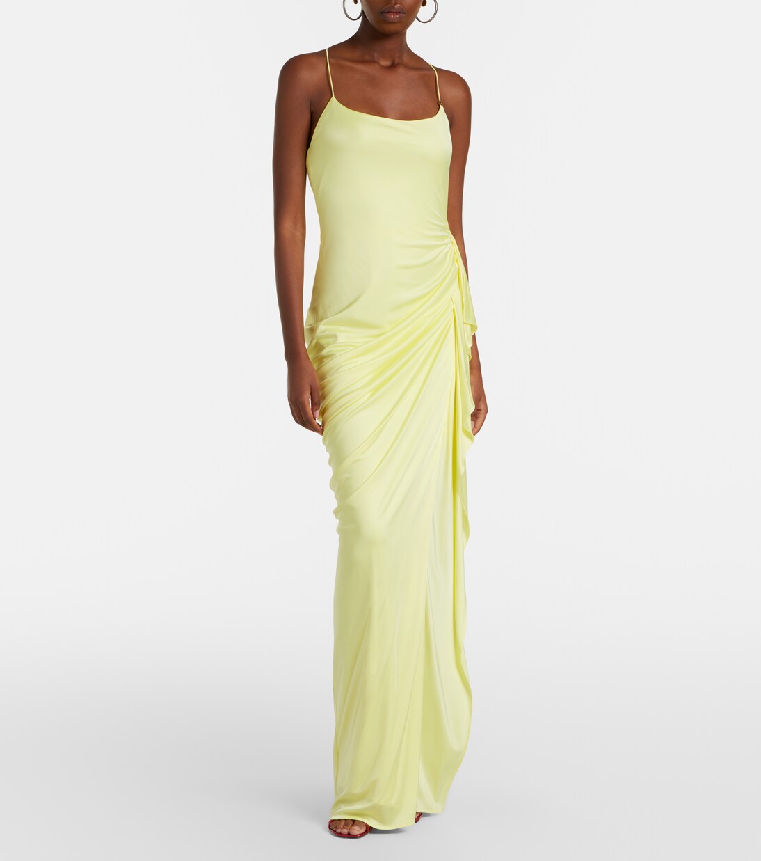 Medusa draped jersey gown | Versace