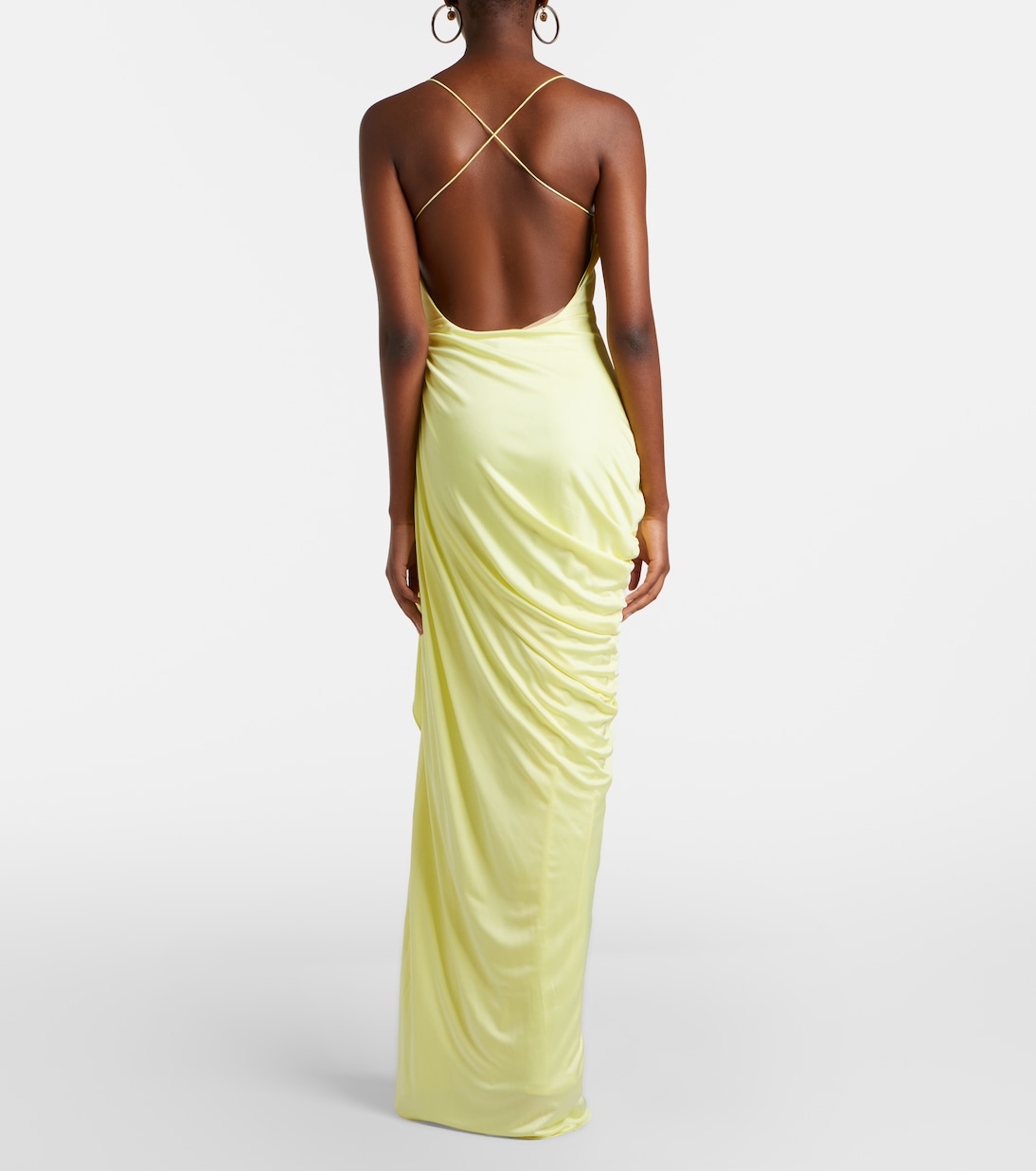 Medusa draped jersey gown | Versace