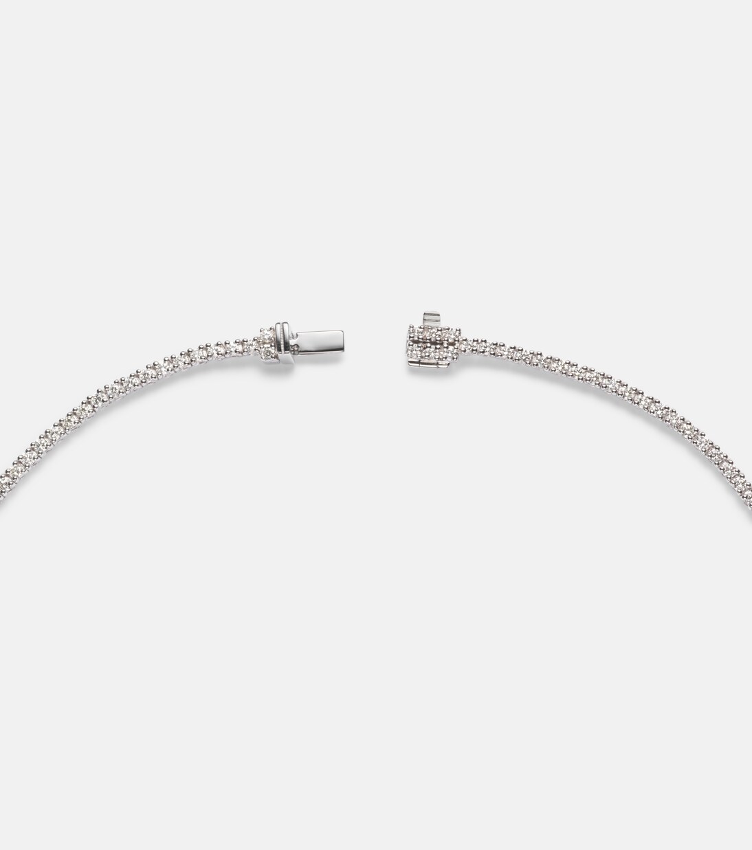 Y-Couture 18kt white gold pendant necklace with diamonds | Yeprem