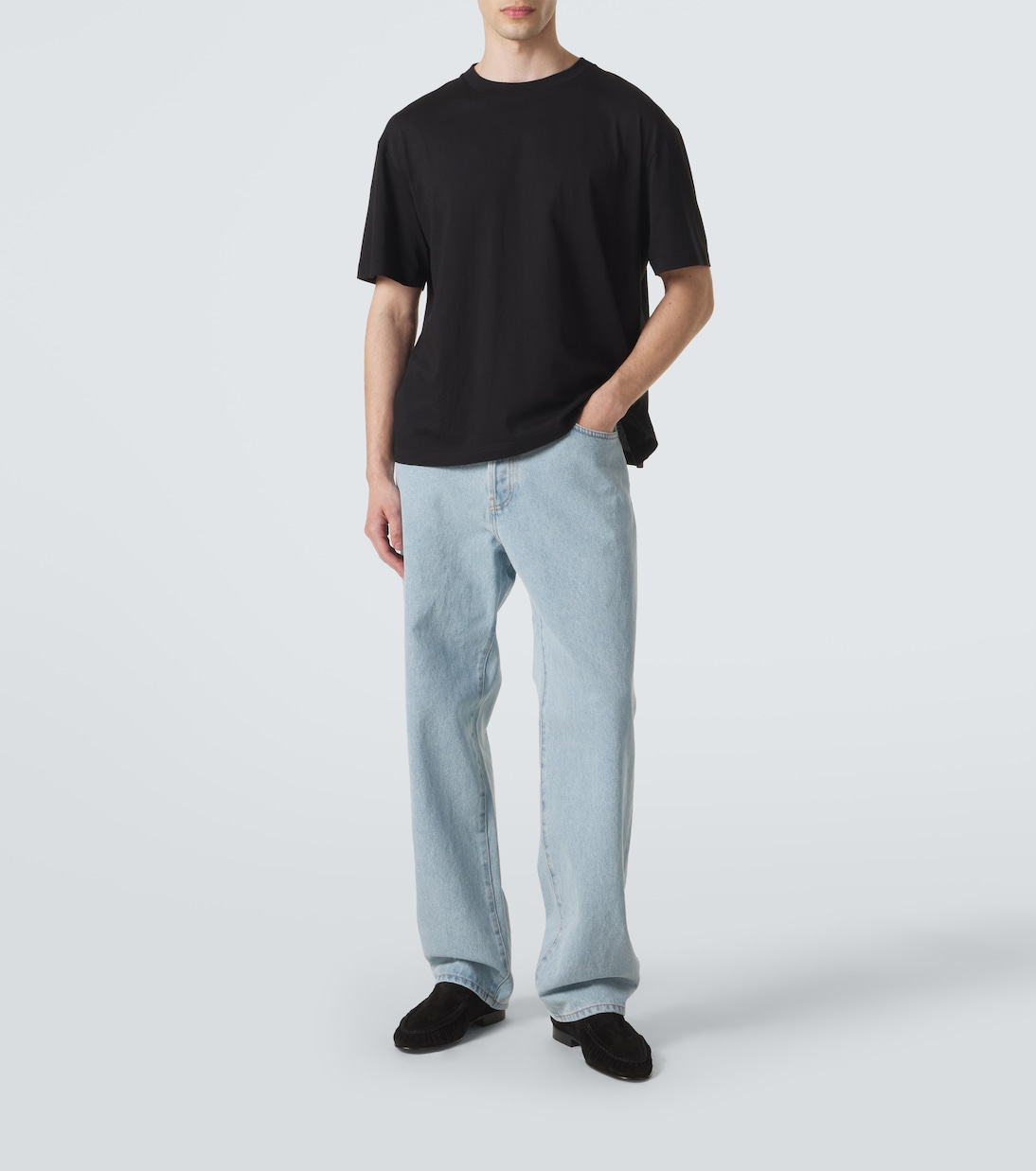 Mocassini Soft Two in suede | The Row