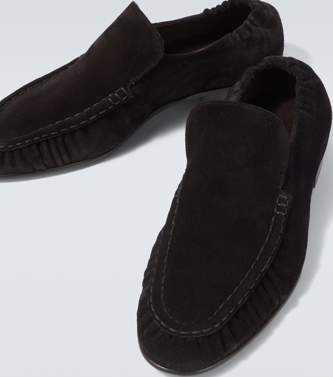 Mocassini Soft Two in suede | The Row