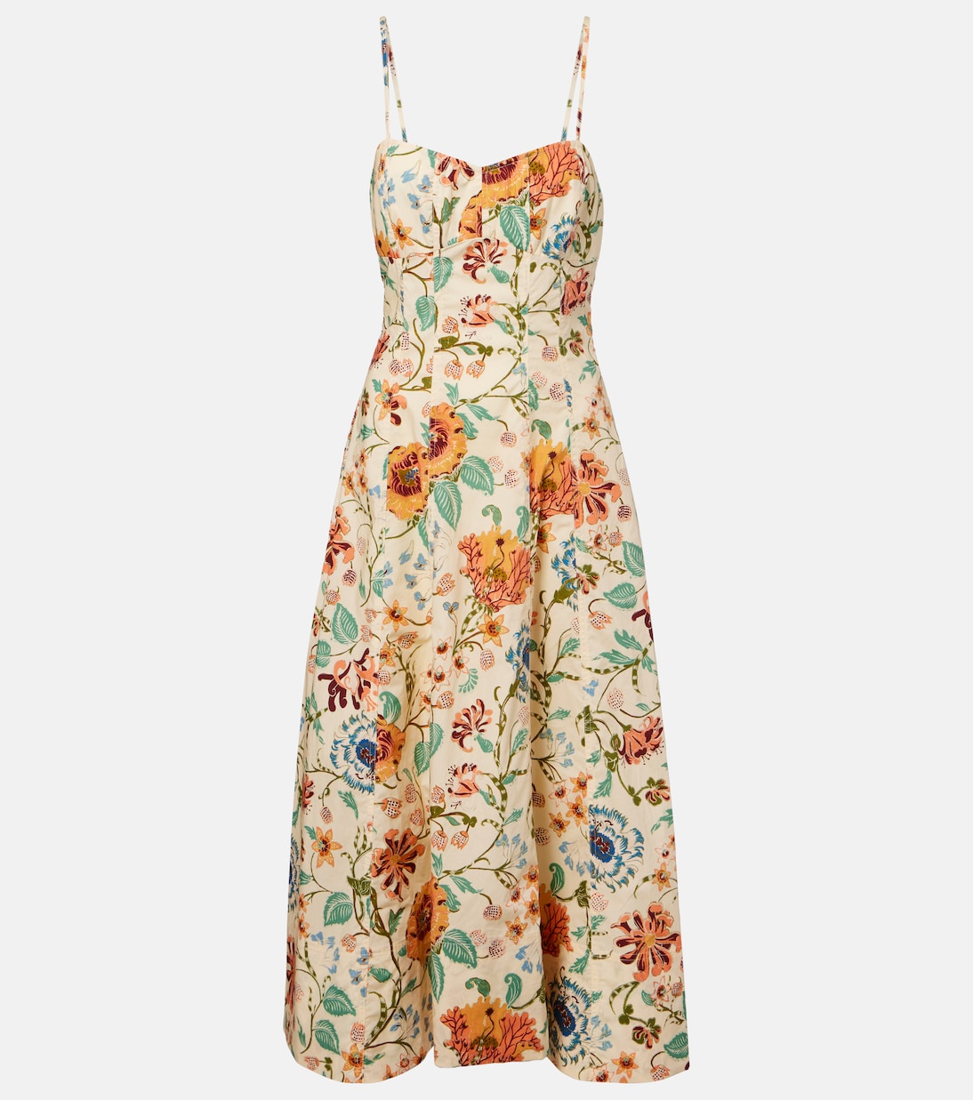 Fiora floral cotton midi dress | Ulla Johnson