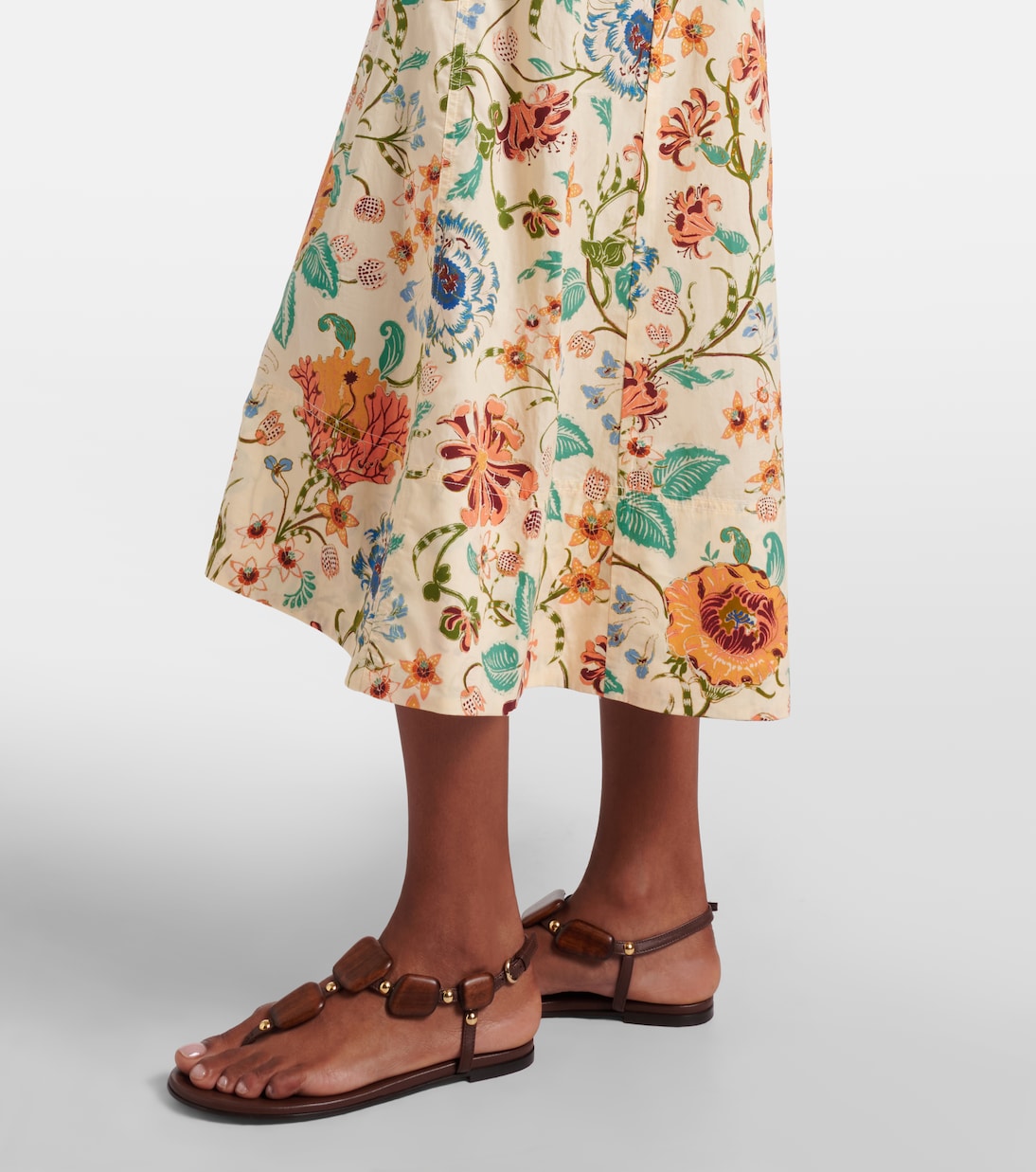 Fiora floral cotton midi dress | Ulla Johnson
