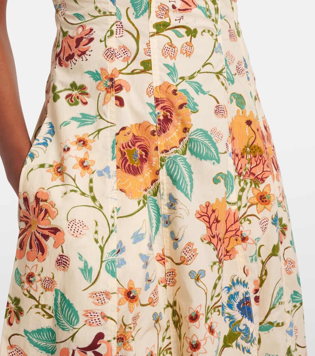 Fiora floral cotton midi dress | Ulla Johnson