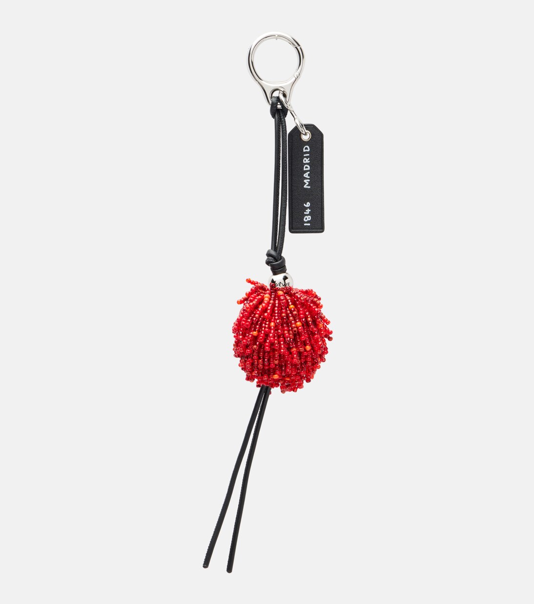 Lion beaded crochet bag charm | Loewe