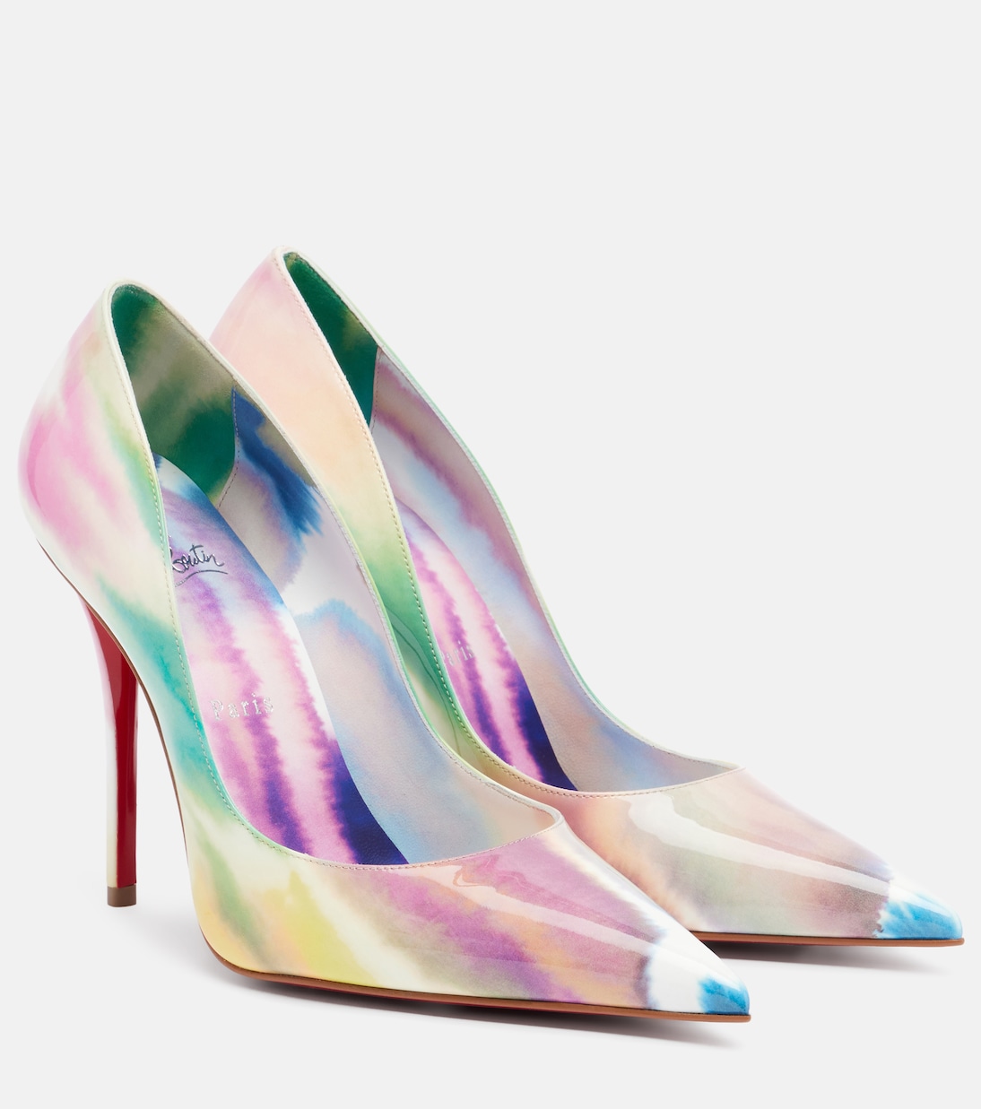 Miss Z printed patent leather pumps | Christian Louboutin