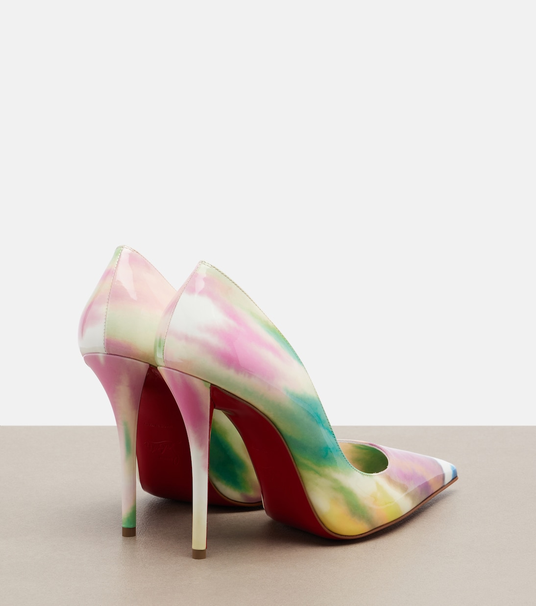 Miss Z printed patent leather pumps | Christian Louboutin