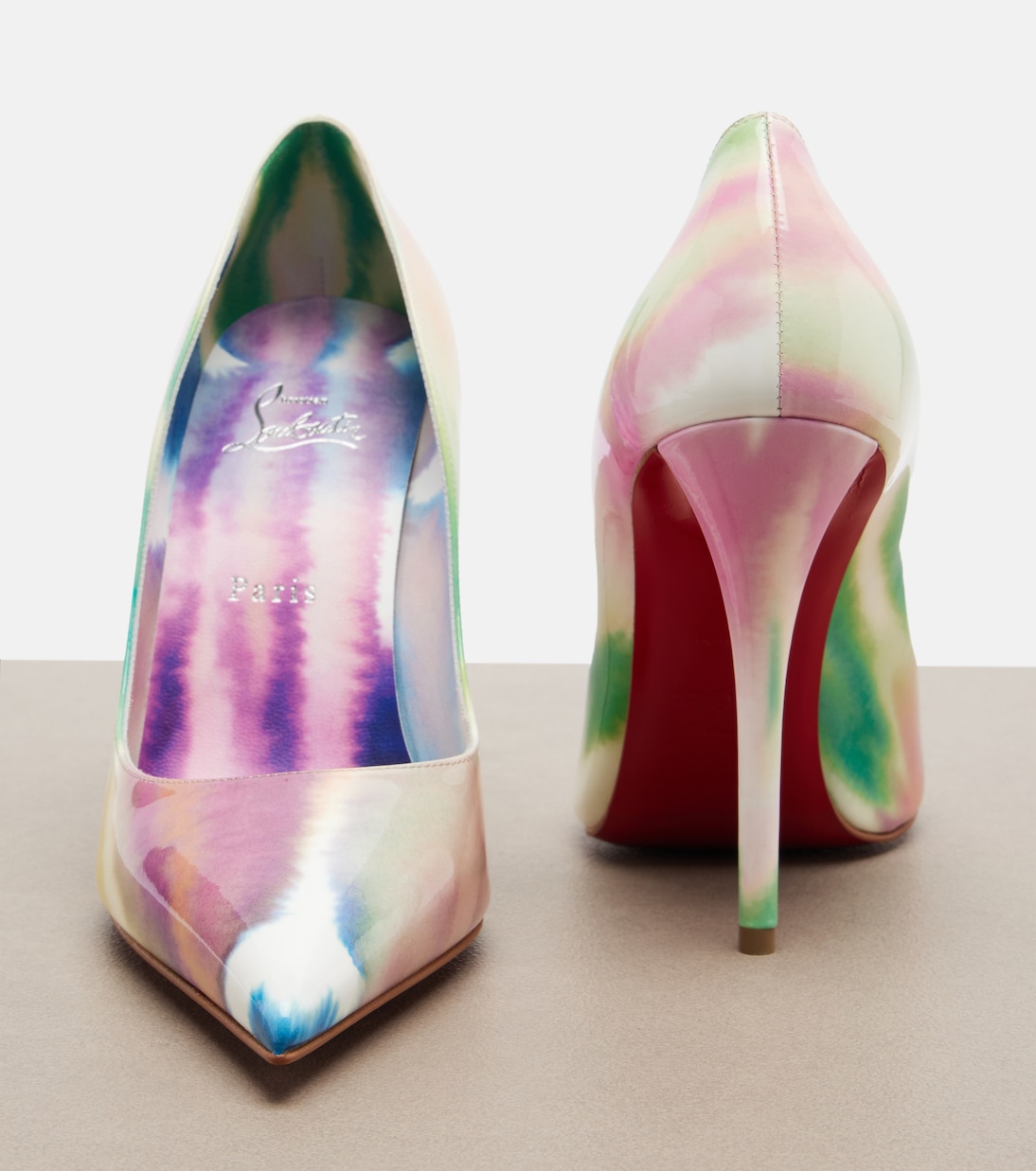 Miss Z printed patent leather pumps | Christian Louboutin