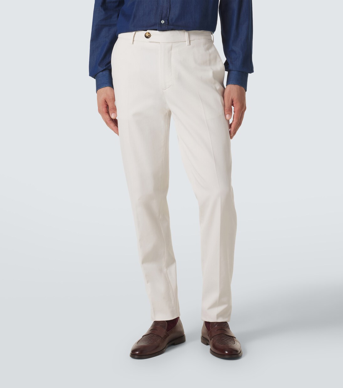 Cotton slim pants | Brunello Cucinelli