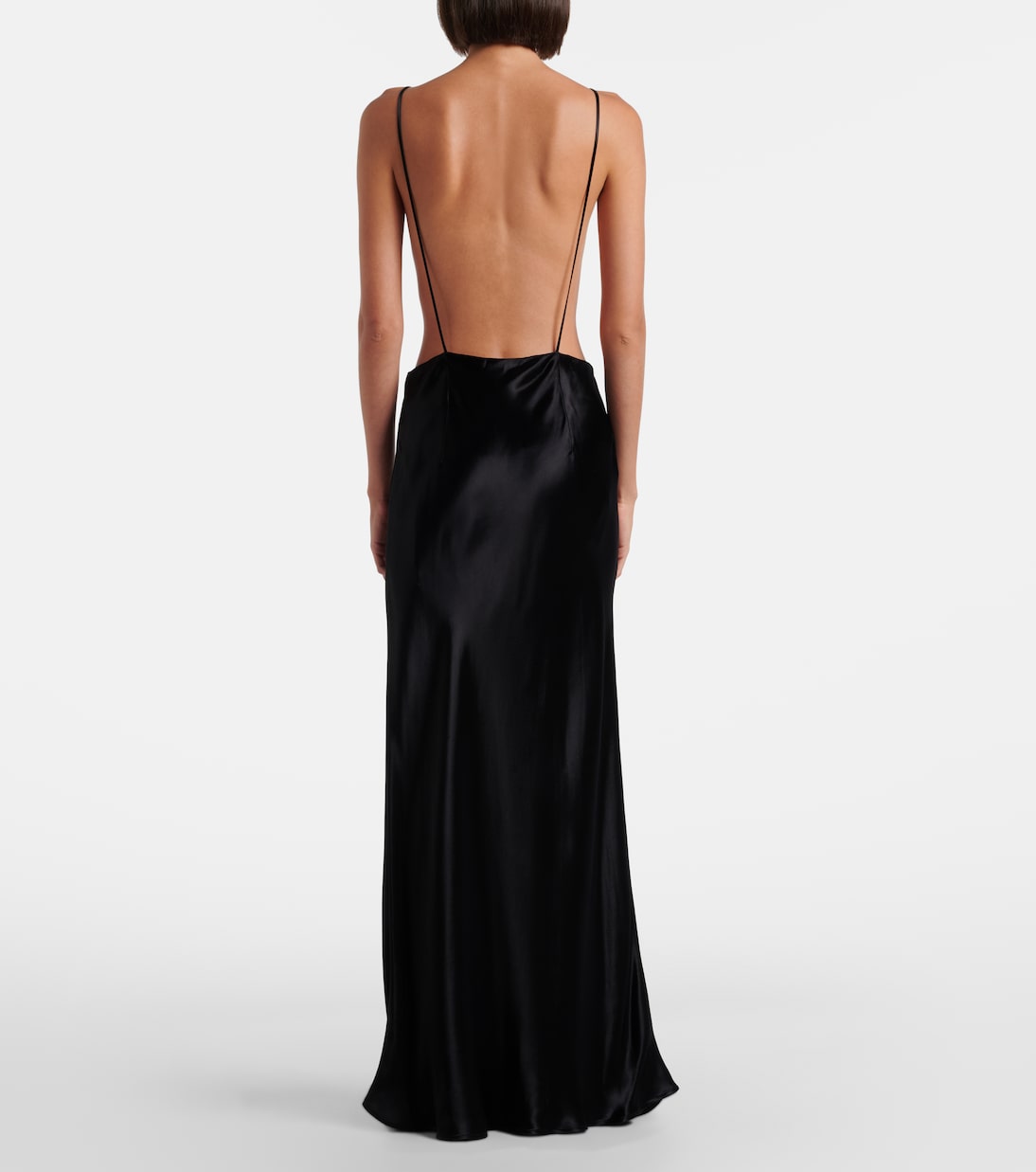 Satin slip dress | Miu Miu
