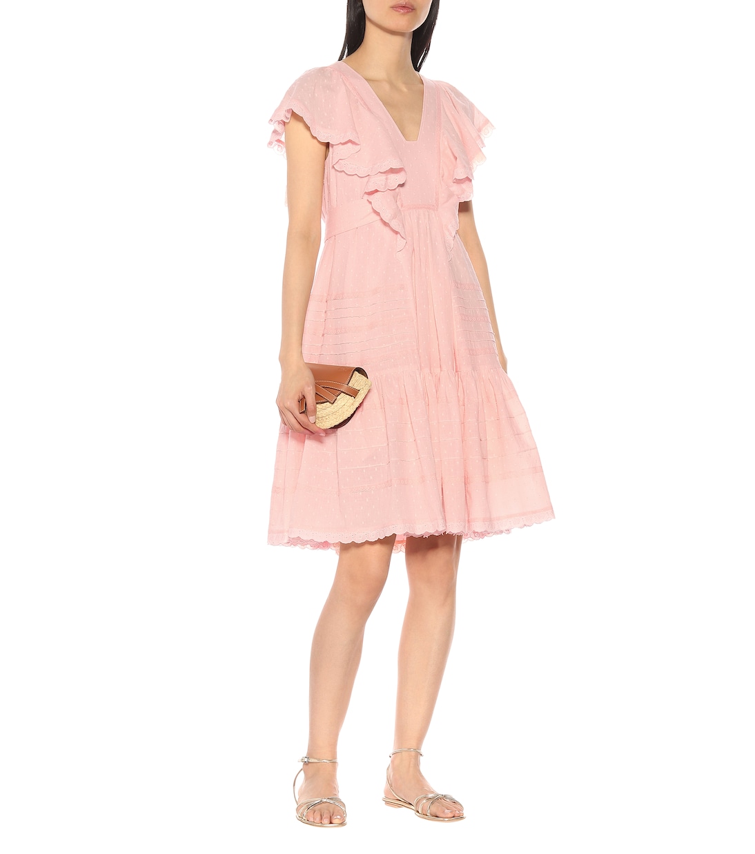 Robe Beaux en coton à broderies anglaises | Temperley London