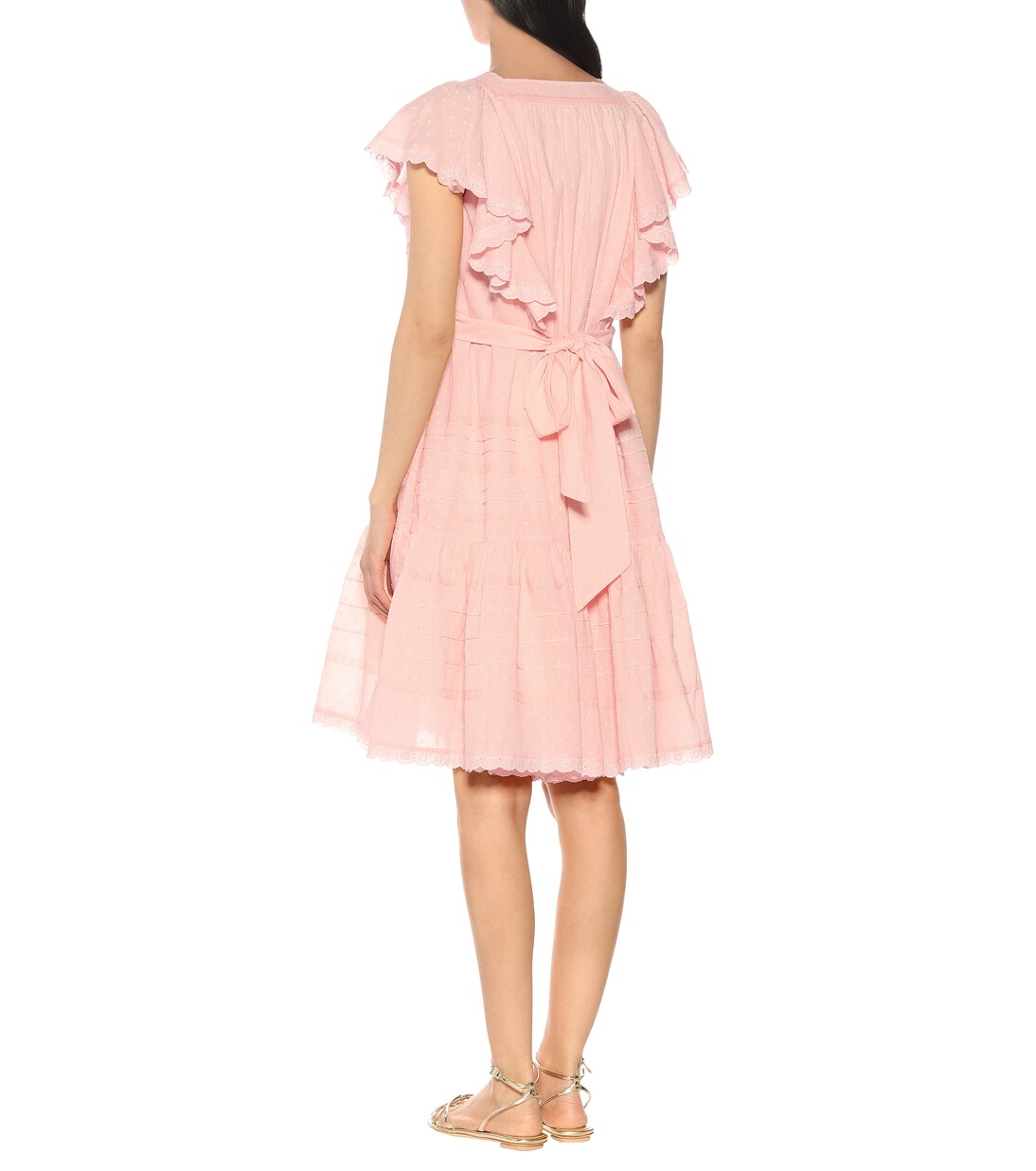 Robe Beaux en coton à broderies anglaises | Temperley London