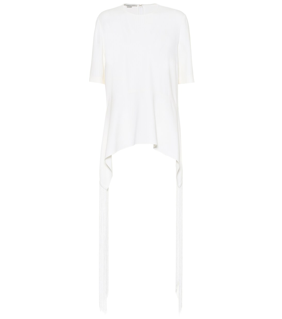Fringed crêpe top | Stella McCartney