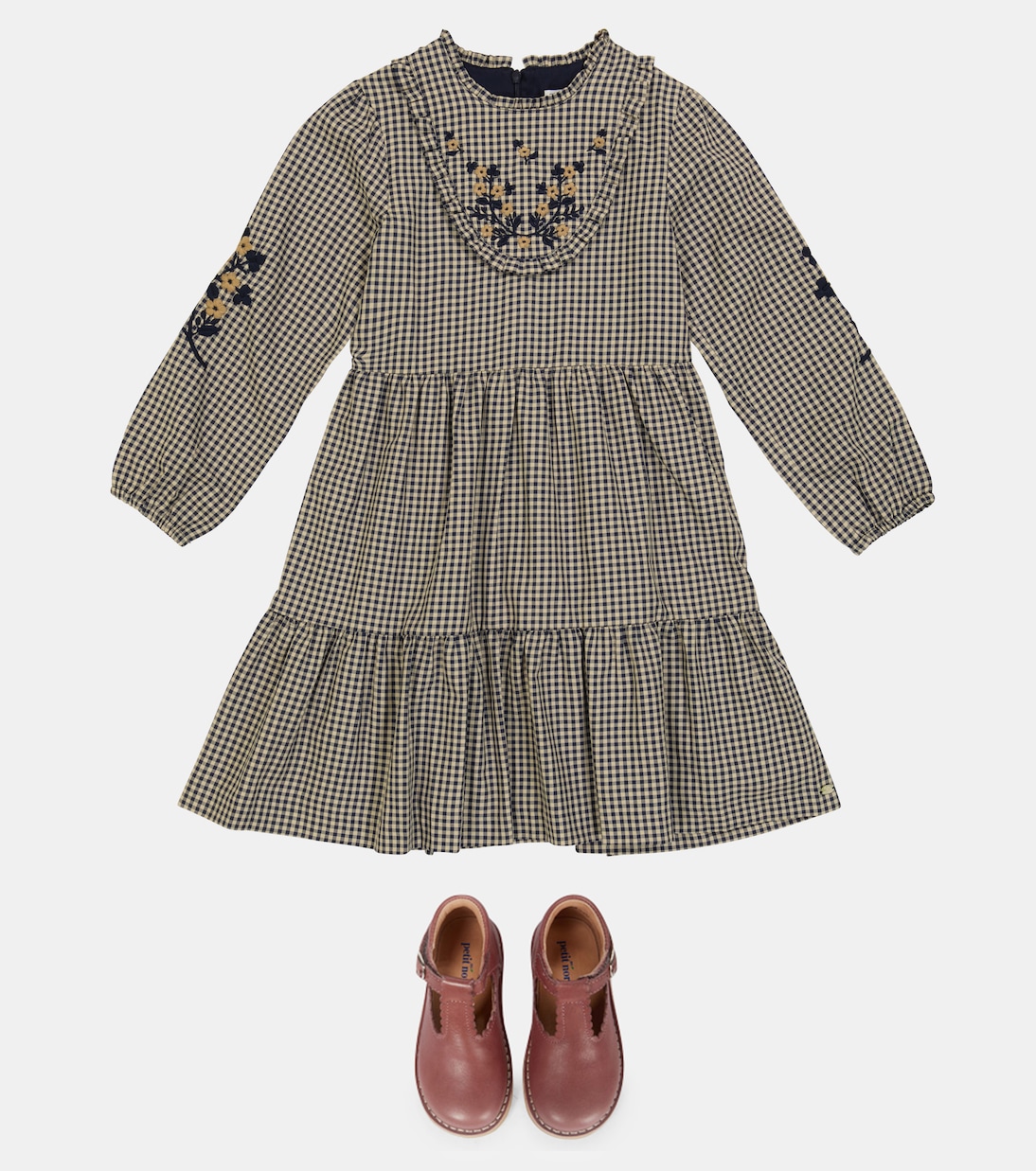 Robe en coton stretch vichy | Tartine et Chocolat