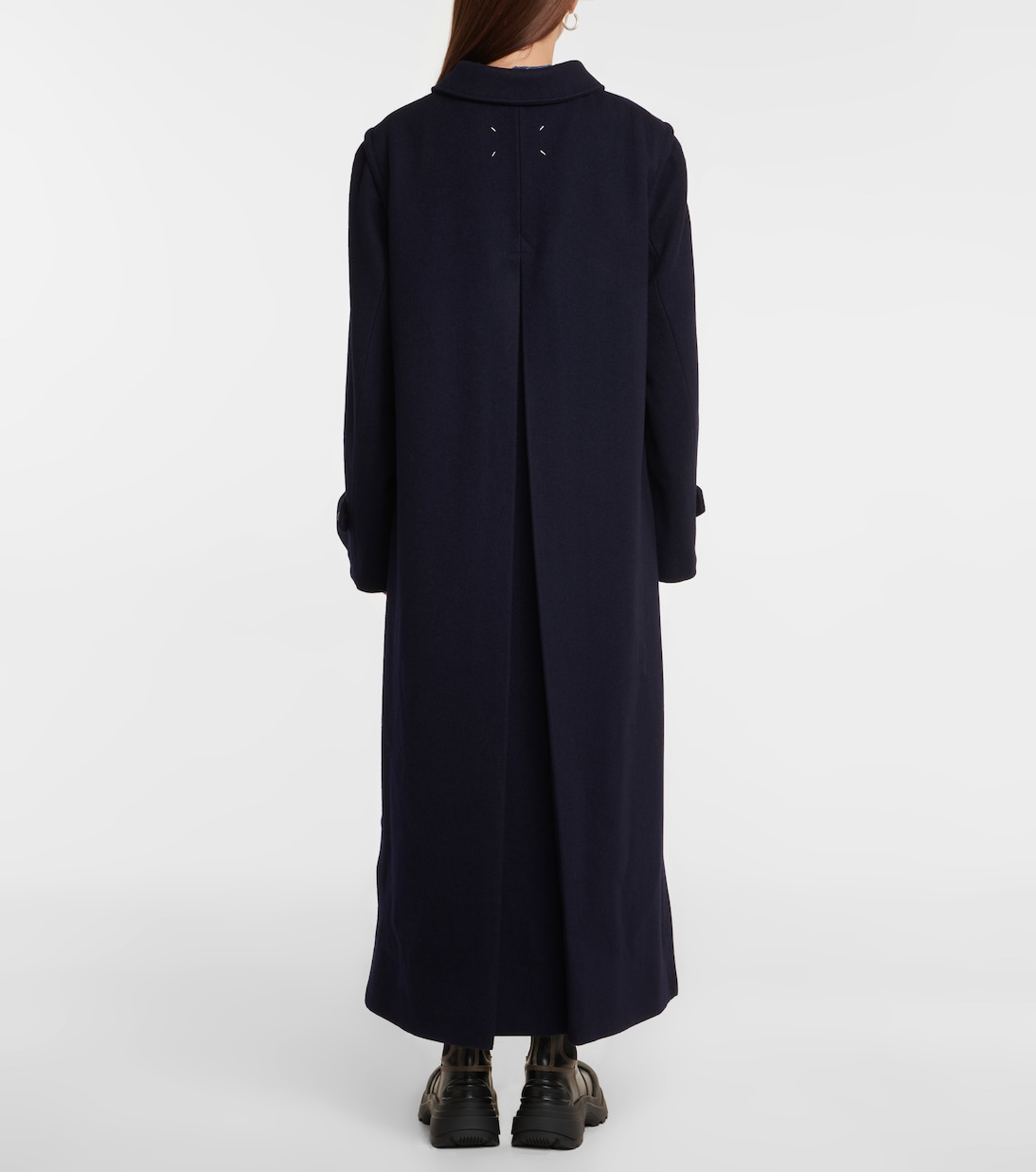 Mantel aus Wolle und Denim | Maison Margiela