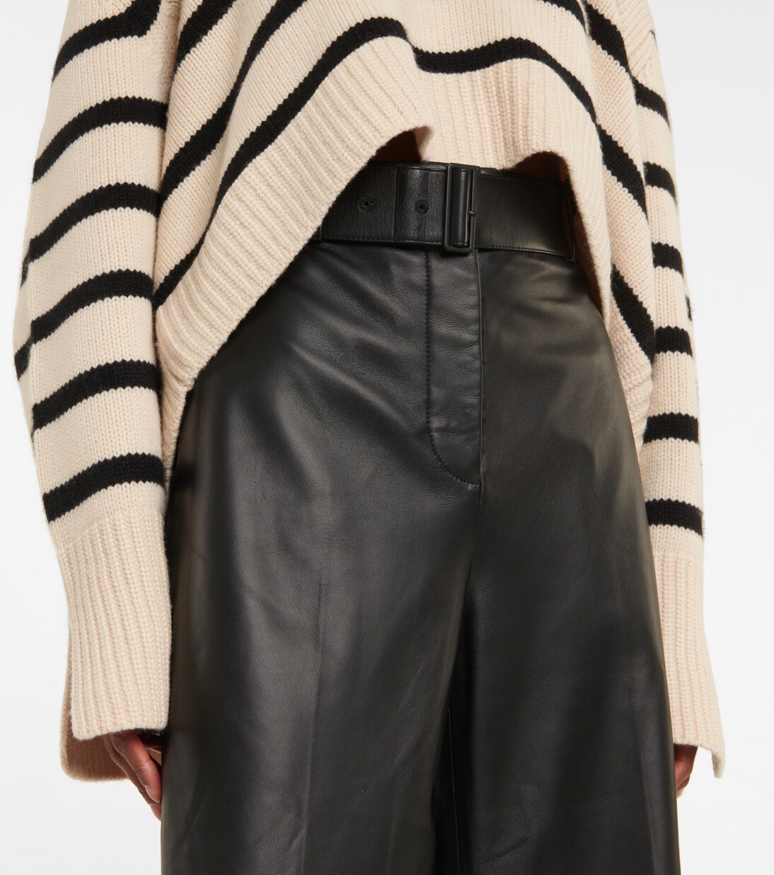 Jupe-culotte Taja en cuir | Joseph