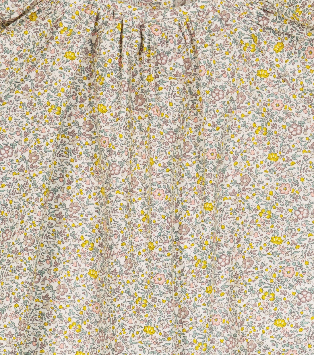 Vestido de algodón floral | Bonpoint