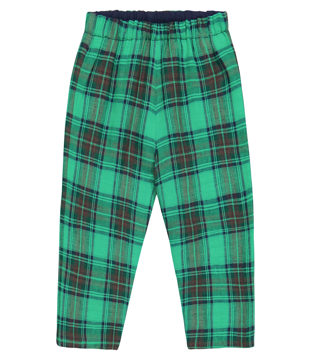 Baby Dandy checked linen pants | Bonpoint