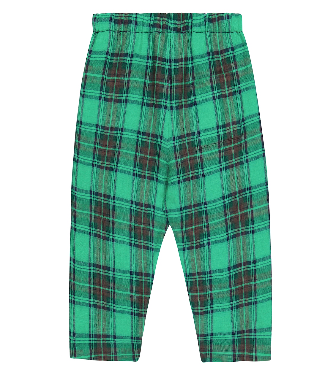 Baby Dandy checked linen pants | Bonpoint