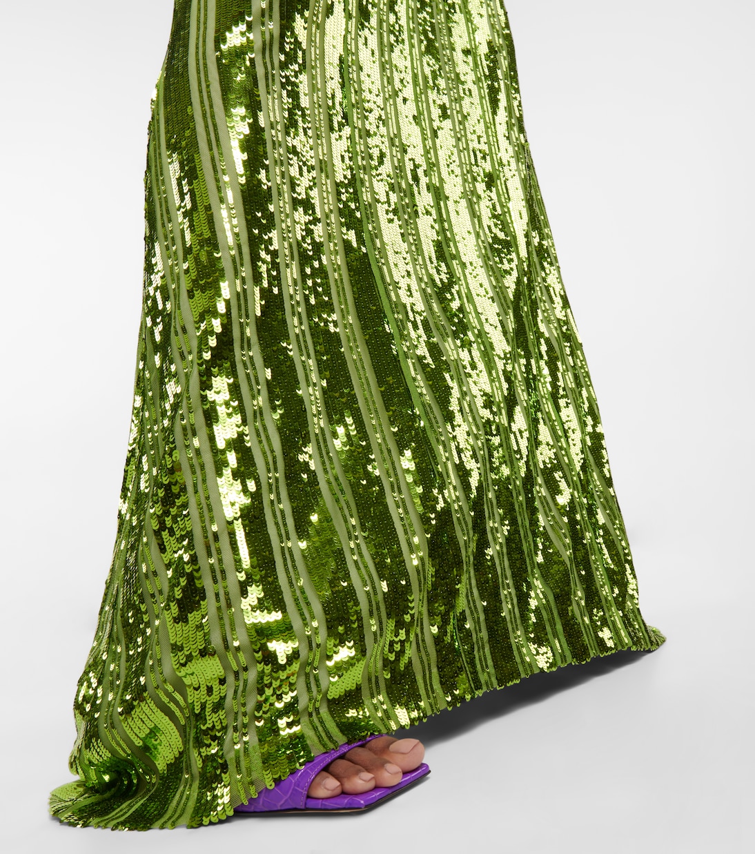 Robe longue Kate à sequins | Galvan