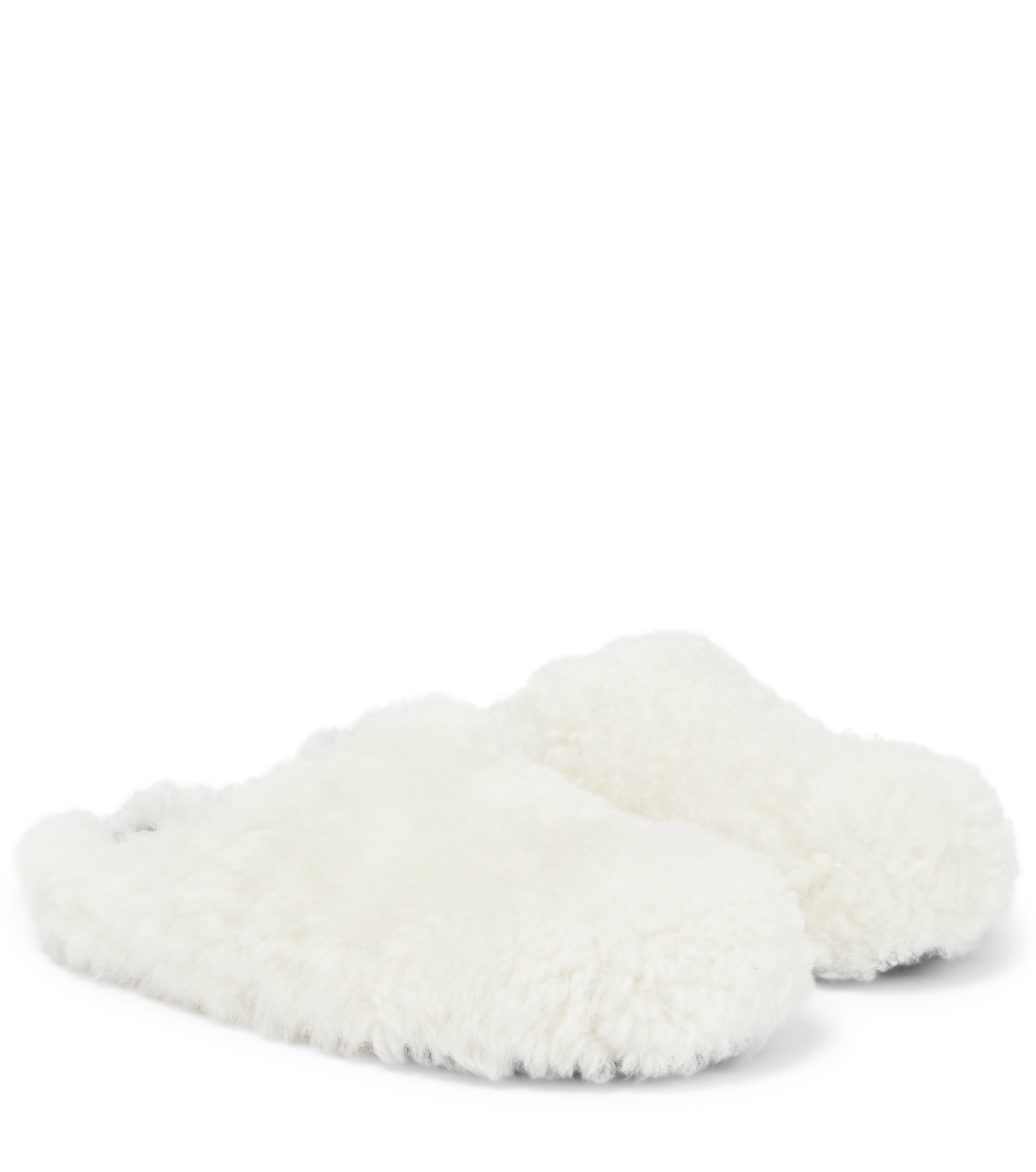Sabot shearling slippers | Marni