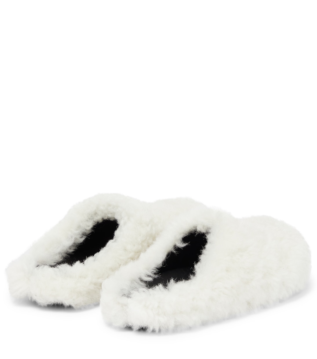 Sabot shearling slippers | Marni