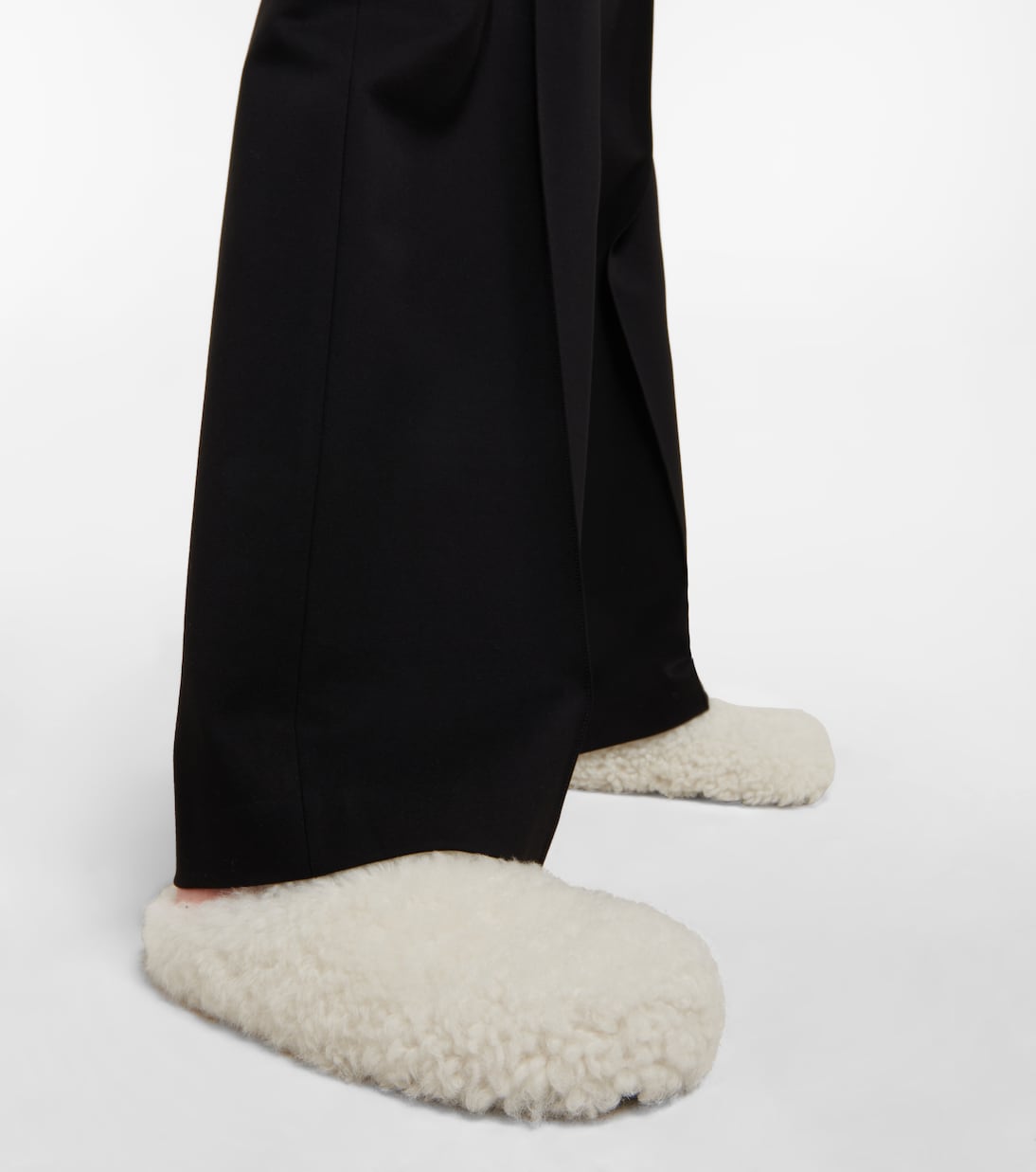 Sabot shearling slippers | Marni