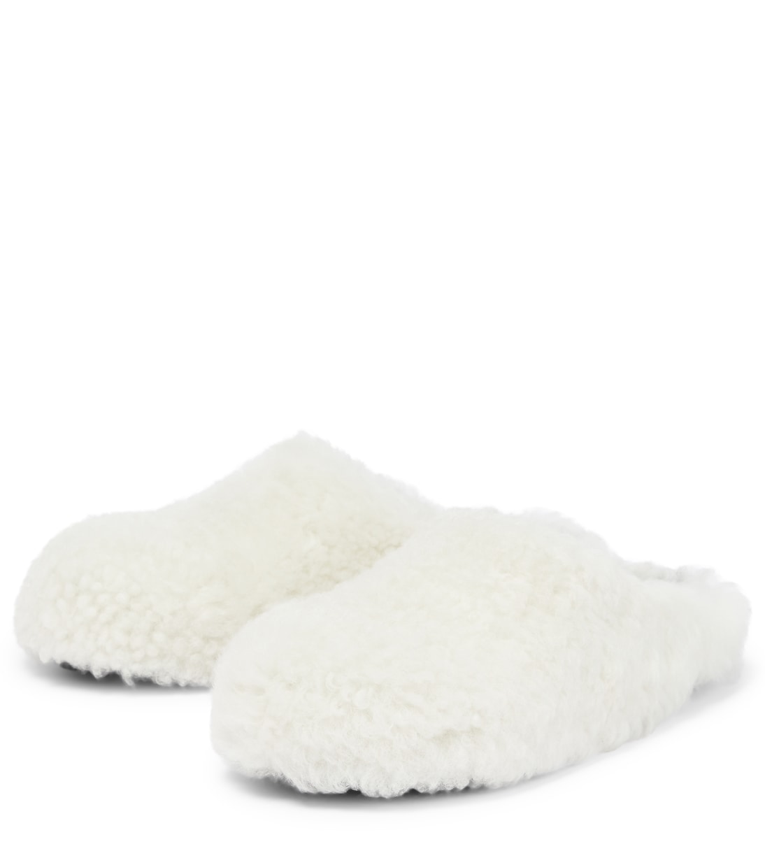 Sabot shearling slippers | Marni