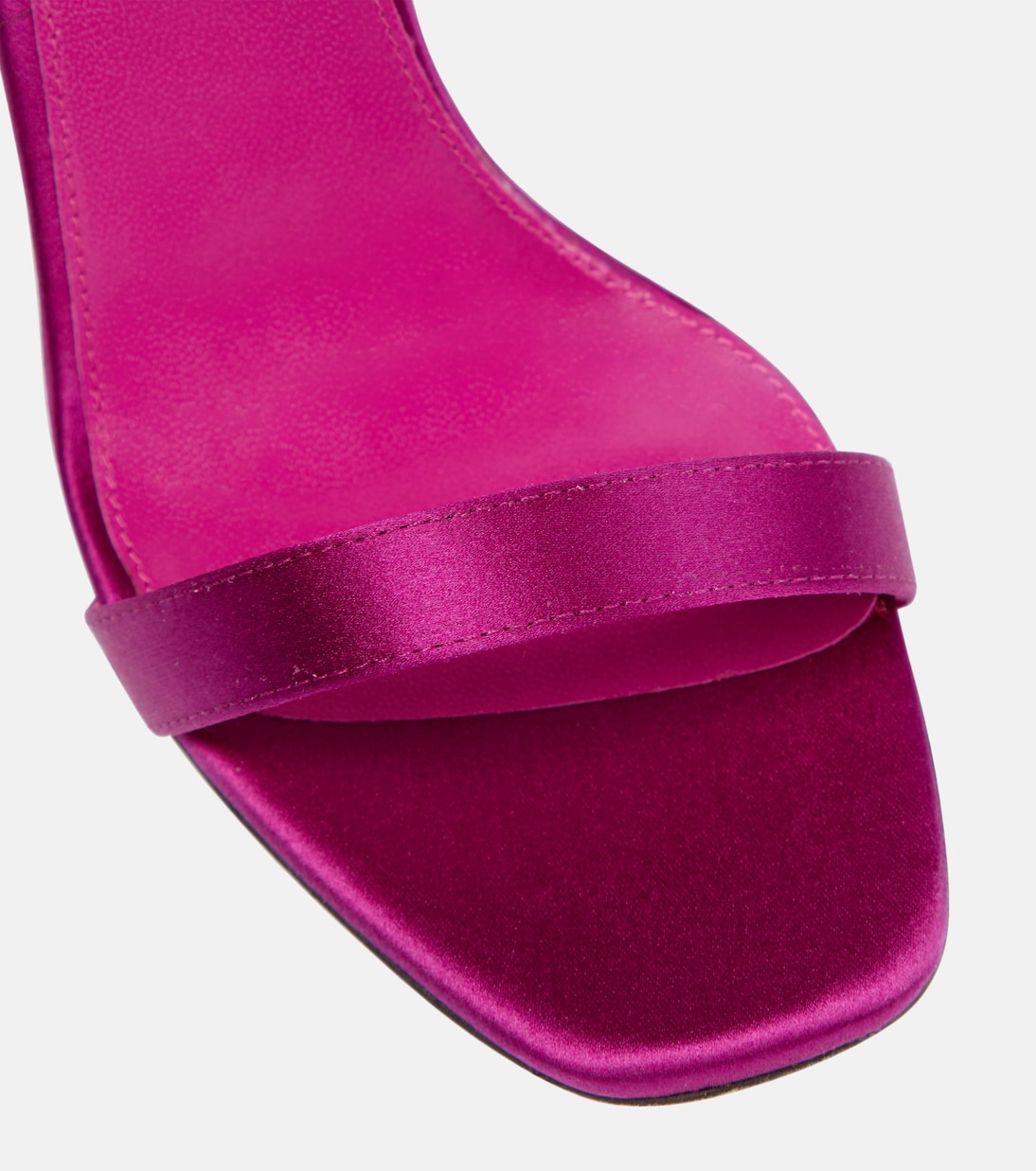 Aura embellished satin sandals | Aquazzura