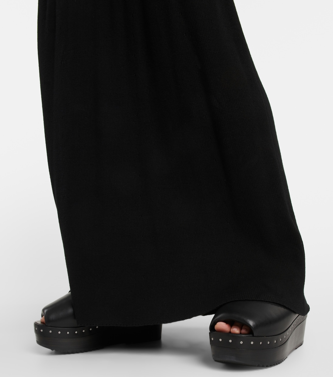 Plateau-Pantoletten aus Leder | Rick Owens