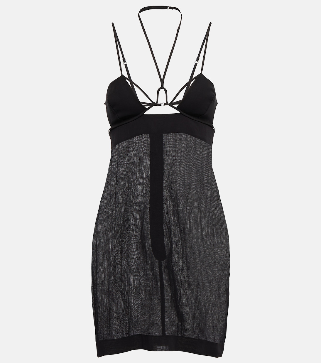 Miniabito in cotone con cut-out | Nensi Dojaka